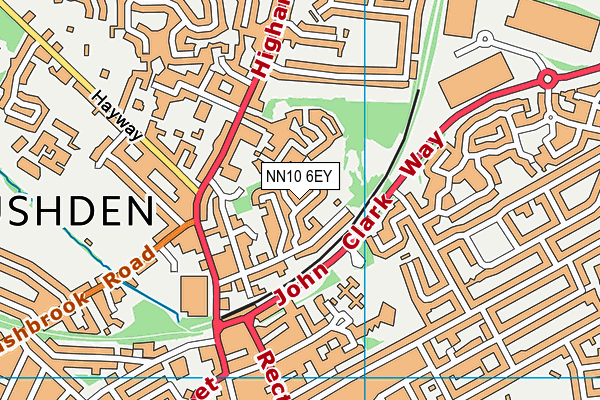 NN10 6EY map - OS VectorMap District (Ordnance Survey) NN10 6EY map - OS VectorMap District (Ordnance Survey)