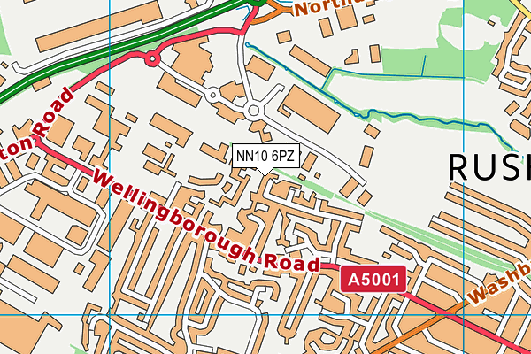 NN10 6PZ map - OS VectorMap District (Ordnance Survey) NN10 6PZ map - OS VectorMap District (Ordnance Survey)