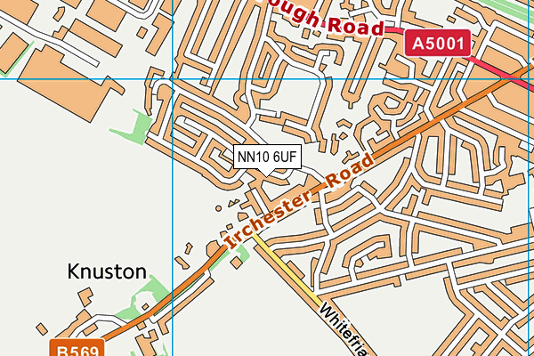 NN10 6UF map - OS VectorMap District (Ordnance Survey)