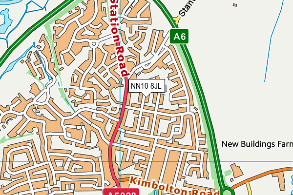 NN10 8JL map - OS VectorMap District (Ordnance Survey)