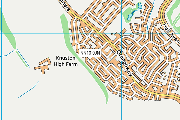 NN10 9JN map - OS VectorMap District (Ordnance Survey) NN10 9JN map - OS VectorMap District (Ordnance Survey)