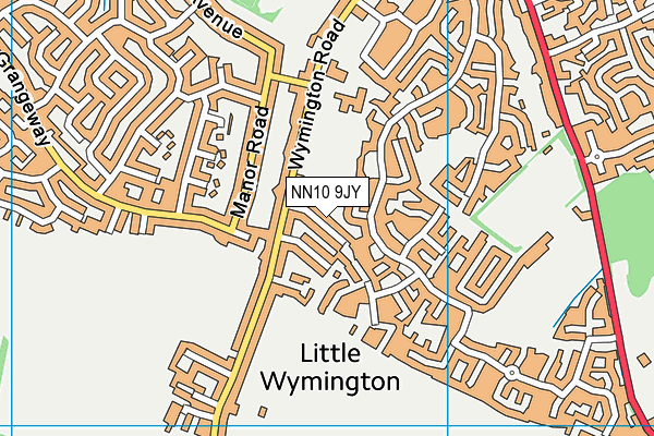 NN10 9JY map - OS VectorMap District (Ordnance Survey) NN10 9JY map - OS VectorMap District (Ordnance Survey)