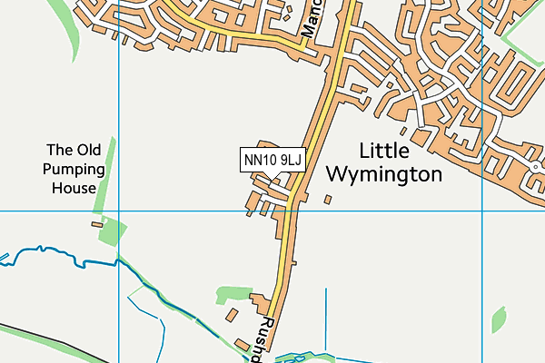 NN10 9LJ map - OS VectorMap District (Ordnance Survey) NN10 9LJ map - OS VectorMap District (Ordnance Survey)
