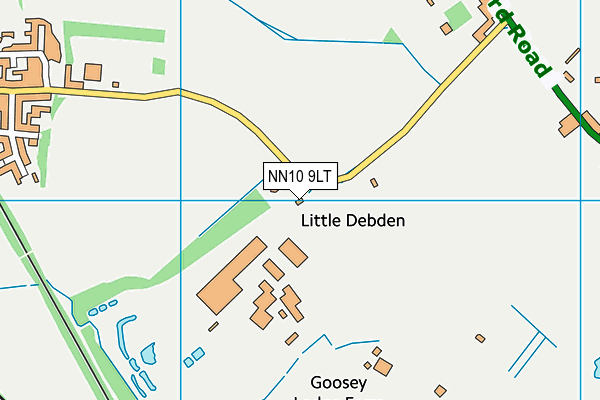 NN10 9LT map - OS VectorMap District (Ordnance Survey) NN10 9LT map - OS VectorMap District (Ordnance Survey)
