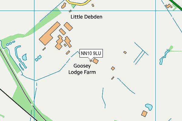 NN10 9LU map - OS VectorMap District (Ordnance Survey) NN10 9LU map - OS VectorMap District (Ordnance Survey)