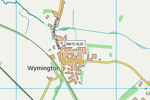 NN10 9LW map - OS VectorMap District (Ordnance Survey) NN10 9LW map - OS VectorMap District (Ordnance Survey)