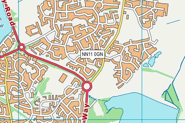 NN11 0GN map - OS VectorMap District (Ordnance Survey) NN11 0GN map - OS VectorMap District (Ordnance Survey)