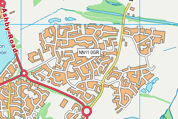 NN11 0GR map - OS VectorMap District (Ordnance Survey) NN11 0GR map - OS VectorMap District (Ordnance Survey)