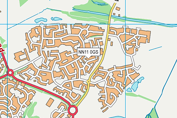 NN11 0GS map - OS VectorMap District (Ordnance Survey) NN11 0GS map - OS VectorMap District (Ordnance Survey)
