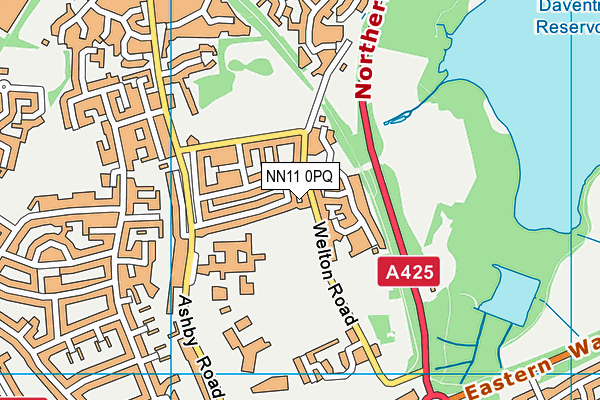 NN11 0PQ map - OS VectorMap District (Ordnance Survey) NN11 0PQ map - OS VectorMap District (Ordnance Survey)