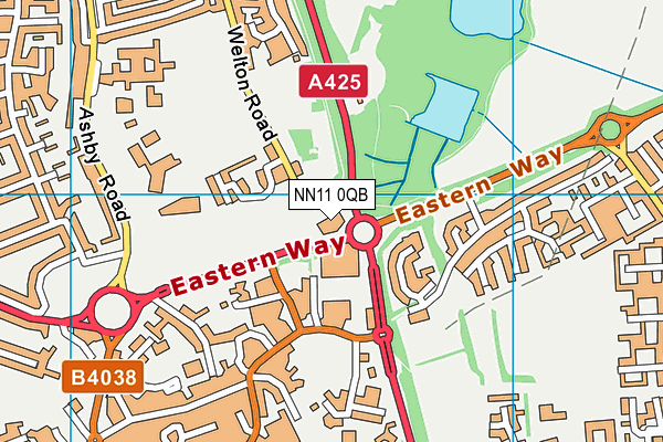 NN11 0QB map - OS VectorMap District (Ordnance Survey) NN11 0QB map - OS VectorMap District (Ordnance Survey)