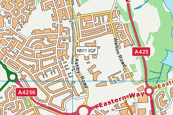 NN11 0QF map - OS VectorMap District (Ordnance Survey)