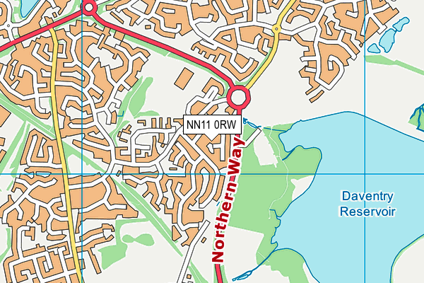 NN11 0RW map - OS VectorMap District (Ordnance Survey) NN11 0RW map - OS VectorMap District (Ordnance Survey)