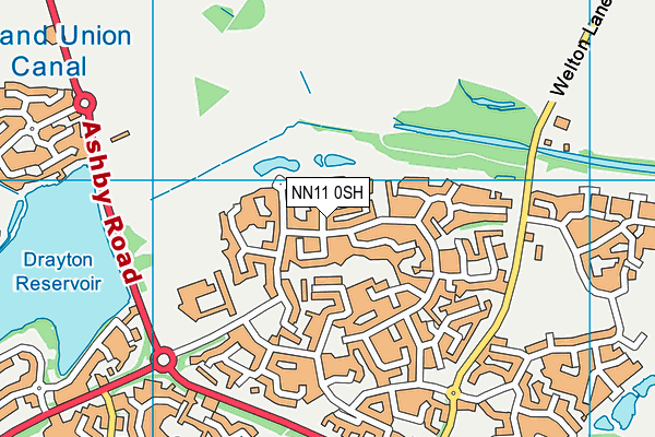 NN11 0SH map - OS VectorMap District (Ordnance Survey) NN11 0SH map - OS VectorMap District (Ordnance Survey)