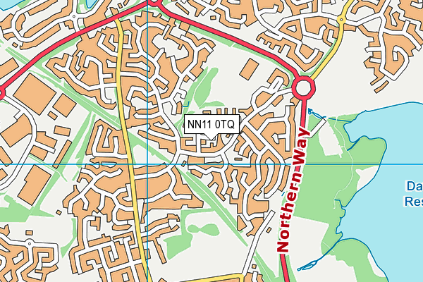 NN11 0TQ map - OS VectorMap District (Ordnance Survey)