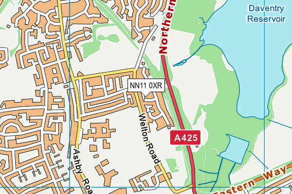 NN11 0XR map - OS VectorMap District (Ordnance Survey)