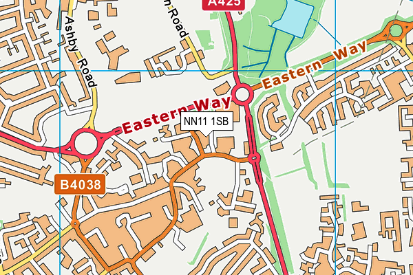 NN11 1SB map - OS VectorMap District (Ordnance Survey) NN11 1SB map - OS VectorMap District (Ordnance Survey)