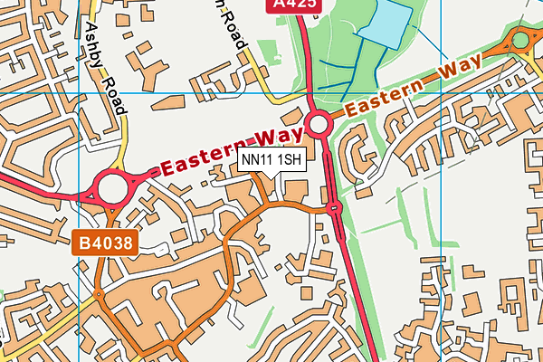 NN11 1SH map - OS VectorMap District (Ordnance Survey) NN11 1SH map - OS VectorMap District (Ordnance Survey)