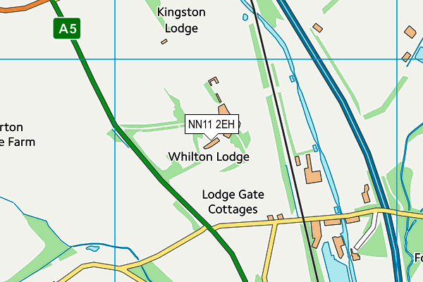 NN11 2EH map - OS VectorMap District (Ordnance Survey)
