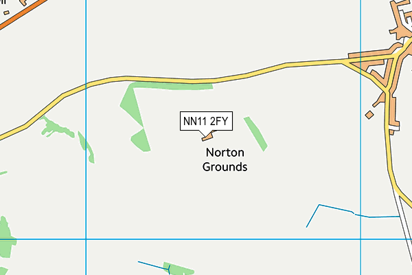 NN11 2FY map - OS VectorMap District (Ordnance Survey)