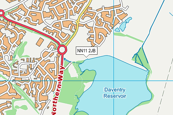 NN11 2JB map - OS VectorMap District (Ordnance Survey) NN11 2JB map - OS VectorMap District (Ordnance Survey)