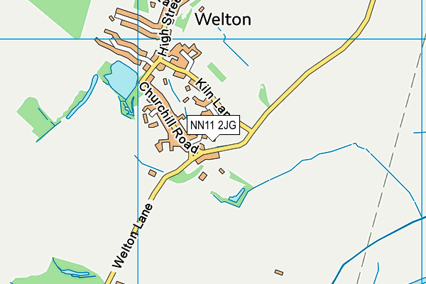 NN11 2JG map - OS VectorMap District (Ordnance Survey) NN11 2JG map - OS VectorMap District (Ordnance Survey)