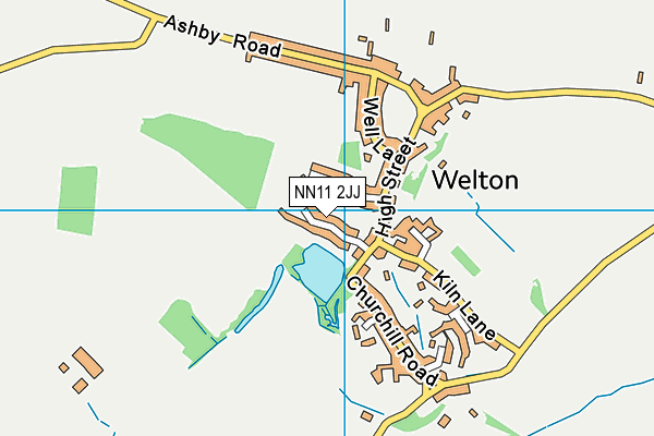 NN11 2JJ map - OS VectorMap District (Ordnance Survey) NN11 2JJ map - OS VectorMap District (Ordnance Survey)
