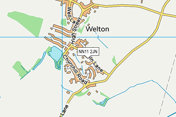 NN11 2JN map - OS VectorMap District (Ordnance Survey) NN11 2JN map - OS VectorMap District (Ordnance Survey)