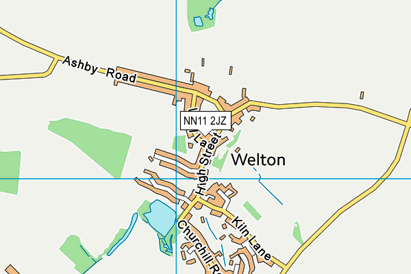 NN11 2JZ map - OS VectorMap District (Ordnance Survey) NN11 2JZ map - OS VectorMap District (Ordnance Survey)