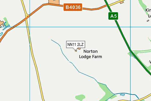 NN11 2LZ map - OS VectorMap District (Ordnance Survey) NN11 2LZ map - OS VectorMap District (Ordnance Survey)