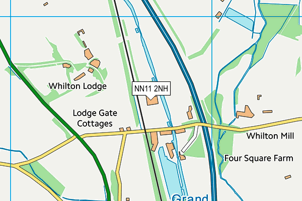 NN11 2NH map - OS VectorMap District (Ordnance Survey)