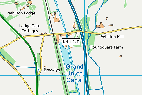 NN11 2NT map - OS VectorMap District (Ordnance Survey)