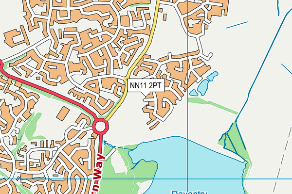 NN11 2PT map - OS VectorMap District (Ordnance Survey) NN11 2PT map - OS VectorMap District (Ordnance Survey)