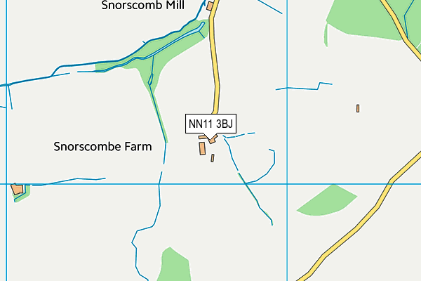 NN11 3BJ map - OS VectorMap District (Ordnance Survey) NN11 3BJ map - OS VectorMap District (Ordnance Survey)