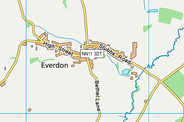 NN11 3DT map - OS VectorMap District (Ordnance Survey) NN11 3DT map - OS VectorMap District (Ordnance Survey)