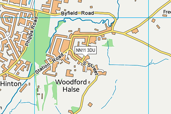 NN11 3DU map - OS VectorMap District (Ordnance Survey) NN11 3DU map - OS VectorMap District (Ordnance Survey)