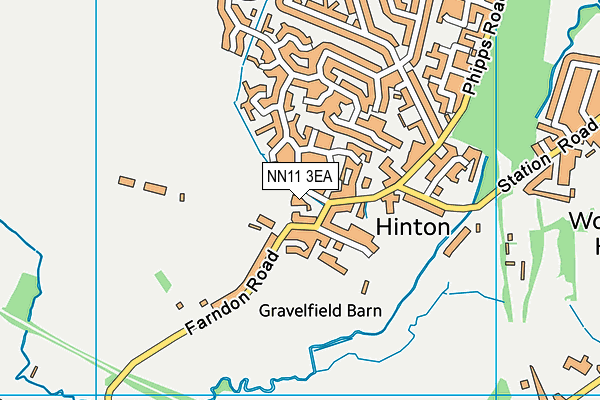 NN11 3EA map - OS VectorMap District (Ordnance Survey) NN11 3EA map - OS VectorMap District (Ordnance Survey)