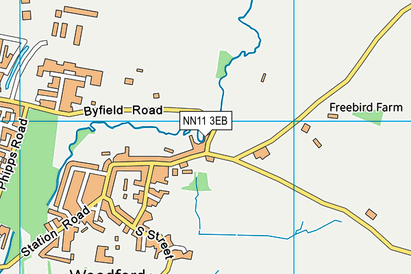 NN11 3EB map - OS VectorMap District (Ordnance Survey) NN11 3EB map - OS VectorMap District (Ordnance Survey)