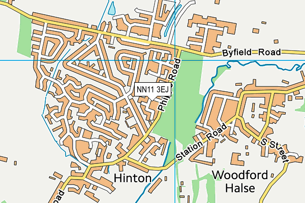 NN11 3EJ map - OS VectorMap District (Ordnance Survey) NN11 3EJ map - OS VectorMap District (Ordnance Survey)