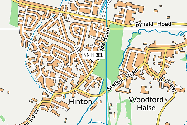 NN11 3EL map - OS VectorMap District (Ordnance Survey) NN11 3EL map - OS VectorMap District (Ordnance Survey)