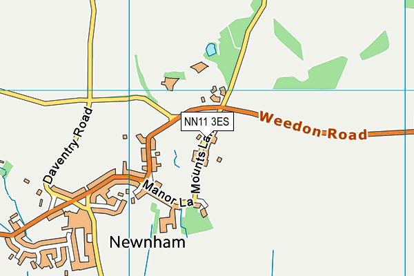 NN11 3ES map - OS VectorMap District (Ordnance Survey) NN11 3ES map - OS VectorMap District (Ordnance Survey)
