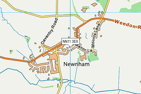 NN11 3EX map - OS VectorMap District (Ordnance Survey) NN11 3EX map - OS VectorMap District (Ordnance Survey)