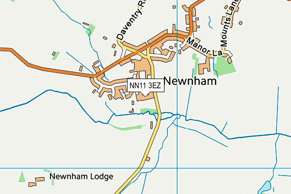 NN11 3EZ map - OS VectorMap District (Ordnance Survey) NN11 3EZ map - OS VectorMap District (Ordnance Survey)