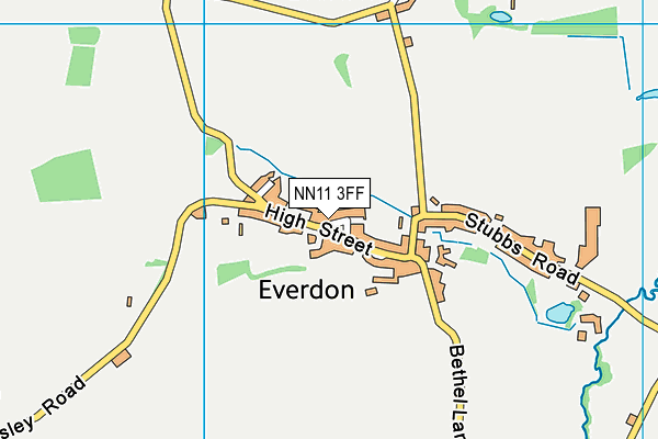 NN11 3FF map - OS VectorMap District (Ordnance Survey) NN11 3FF map - OS VectorMap District (Ordnance Survey)