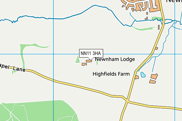 NN11 3HA map - OS VectorMap District (Ordnance Survey) NN11 3HA map - OS VectorMap District (Ordnance Survey)