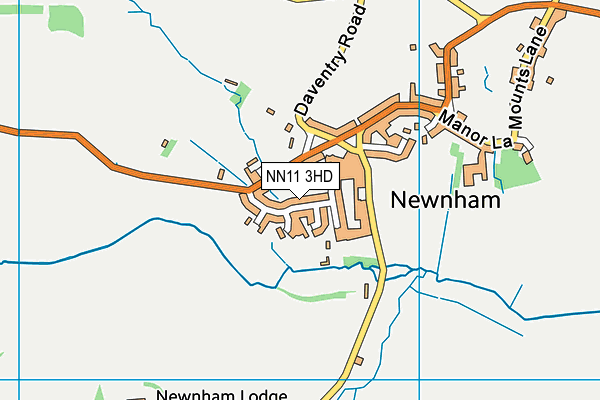 NN11 3HD map - OS VectorMap District (Ordnance Survey) NN11 3HD map - OS VectorMap District (Ordnance Survey)