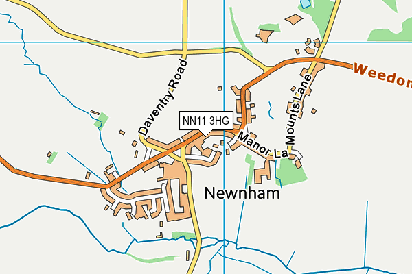 NN11 3HG map - OS VectorMap District (Ordnance Survey) NN11 3HG map - OS VectorMap District (Ordnance Survey)