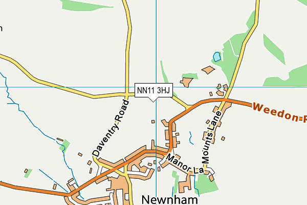 NN11 3HJ map - OS VectorMap District (Ordnance Survey) NN11 3HJ map - OS VectorMap District (Ordnance Survey)