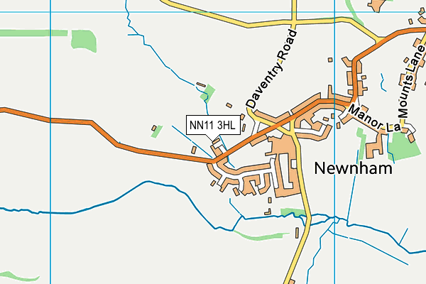NN11 3HL map - OS VectorMap District (Ordnance Survey) NN11 3HL map - OS VectorMap District (Ordnance Survey)