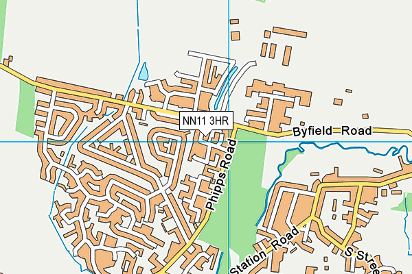 NN11 3HR map - OS VectorMap District (Ordnance Survey) NN11 3HR map - OS VectorMap District (Ordnance Survey)